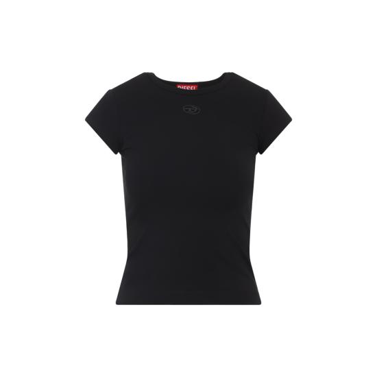 26SS 디젤 반팔 티셔츠 A199120AFAA 9XX Black - DIESEL