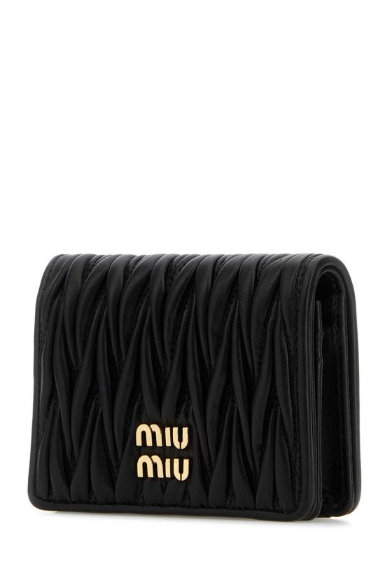 26SS 미우미우 지갑 5MV021AFPP F0002 Black - MIU MIU