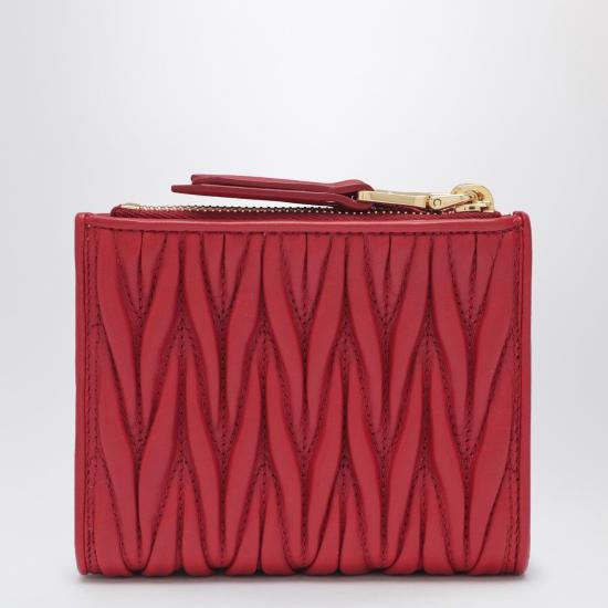 26SS 미우미우 지갑 5ML024AFPP F0011 Red - MIU MIU