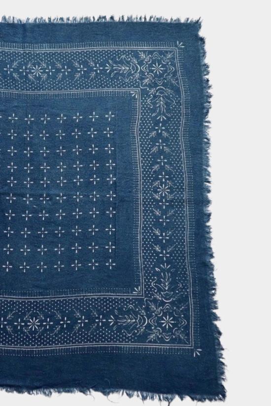  Eco Raw Studio 머플러/스카프 에코 로우 스튜디오 생실크 반다나 오션 X 화이트 잉크 - OTHER BRANDS