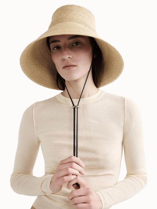  자네사레온 모자 자네사 레오네 수니 버킷햇 내추럴 - JANESSA LEONE