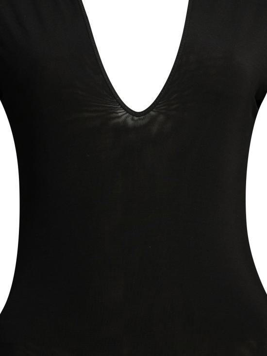 26SS 짐머만 바디수트 티셔츠 7064TC26RBLACK - ZIMMERMANN