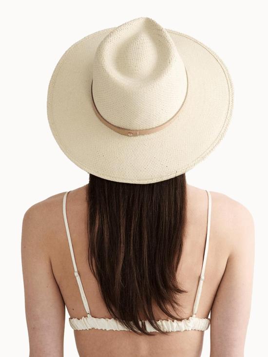  자네사레온 모자 자네사 레오네 셔먼 페도라 내추럴 - JANESSA LEONE