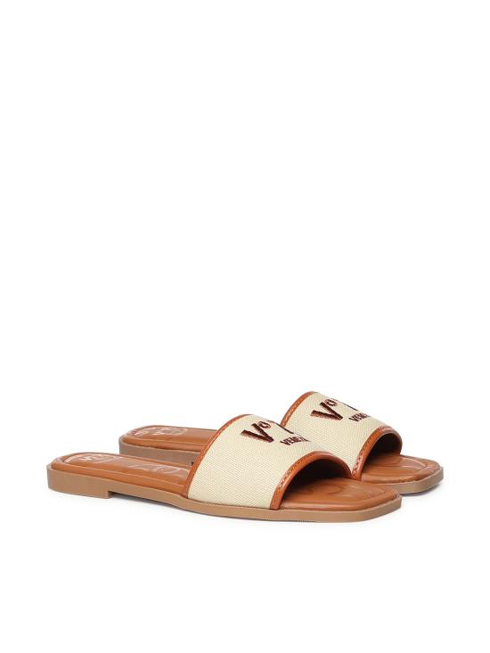 26SS 브이73 뮬/슬리퍼 73SC9Y501CAN RESPONSIBLE 73 FLATNATURALE CU Naturale cuoio - V73