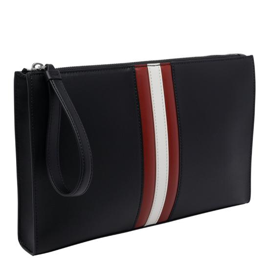 26SS 발리 클러치/파우치 MAM00XEC001I946P BLACK RED DOM - BALLY