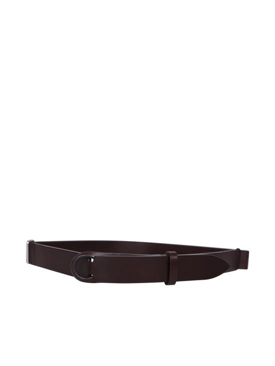 26SS 오르치아니 가죽 벨트 NB0004 BUL T MORO Brown
