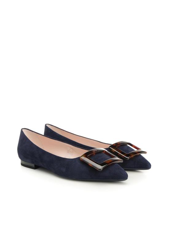 26SS 로저비비에 플랫 슈즈 RVW57539530HR0U824 Blue - ROGER VIVIER