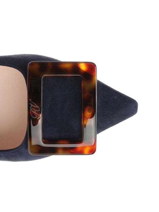 26SS 로저비비에 플랫 슈즈 RVW57539530HR0U824 Blue - ROGER VIVIER