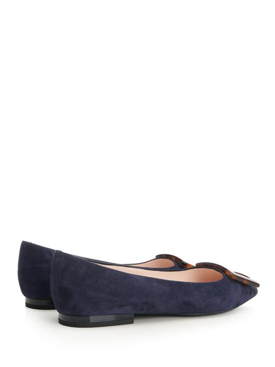 26SS 로저비비에 플랫 슈즈 RVW57539530HR0U824 Blue - ROGER VIVIER