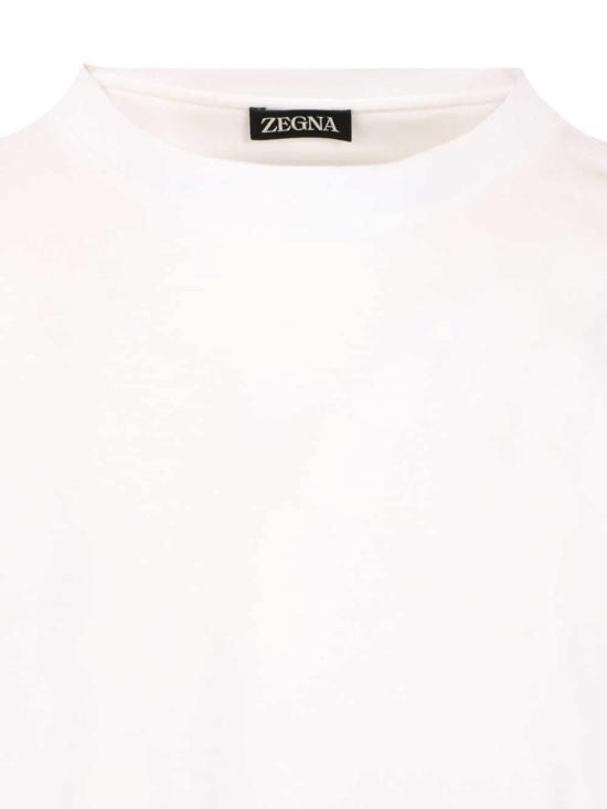 26SS 에르메네질도제냐 반팔 티셔츠 H771UH335A3N00 White - ERMENEGILDO ZEGNA