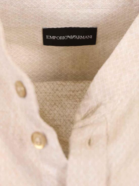 26SS 엠포리오 아르마니 긴팔 셔츠 EM000204TE20546F1111 Beige - EMPORIO ARMANI