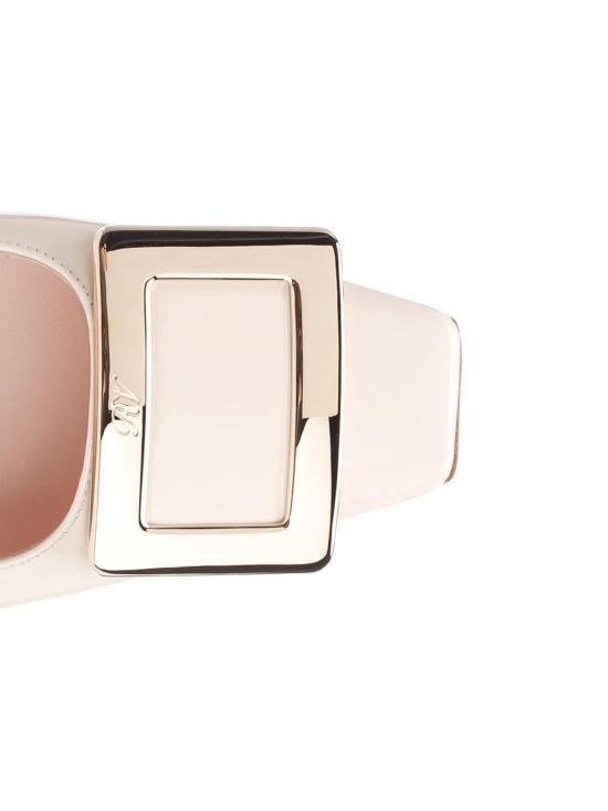 26SS 로저비비에 플랫 슈즈 RVW00700920D1P9997 White - ROGER VIVIER