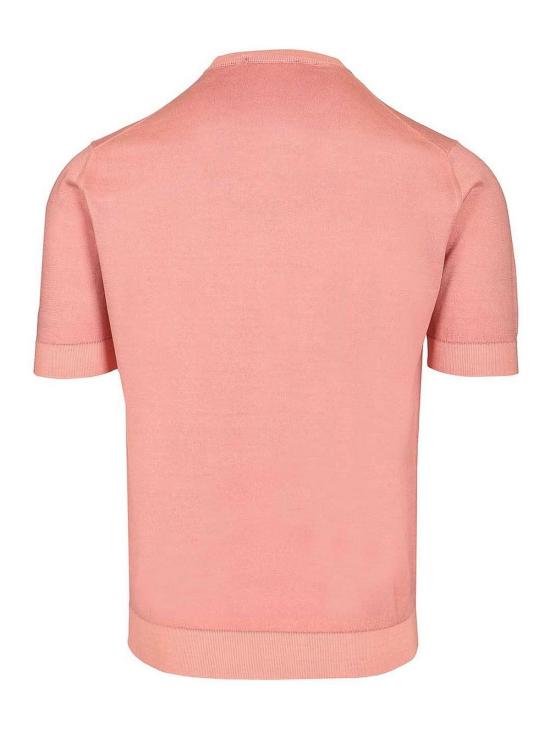 26SS 필리포 드 로렌티스 반팔 티셔츠 GC1MCSU18RVV430 Pink - FILIPPO DE LAURENTIIS