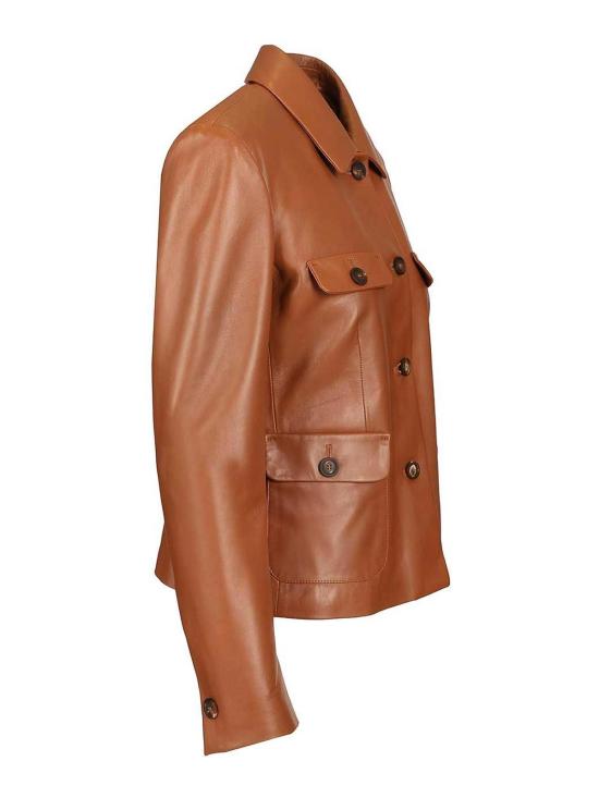 26SS 딸리아토레 가죽 자켓 GEORGIACHE2602ALMOND Brown - TAGLIATORE