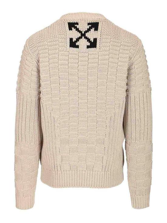 26SS 오프화이트 스웨터 OMHE20RS26KNI0012050 Beige - OFF WHITE