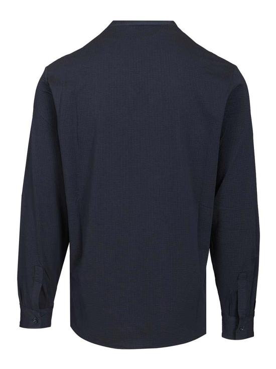 26SS 엠포리오 아르마니 긴팔 셔츠 EM005464AF22051UB137 Blue - EMPORIO ARMANI