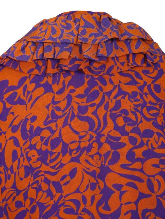 26SS 드리스 반 노튼 미디 스커트 261131E15 Orange - DRIES VAN NOTEN