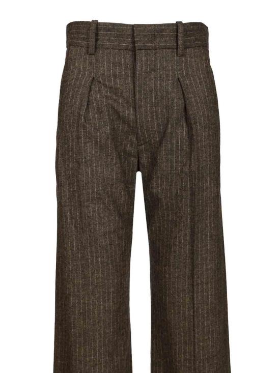 25FW 이자벨마랑 수트 팬츠 25APA0569FAC3F01I50DZ Brown - ISABEL MARANT