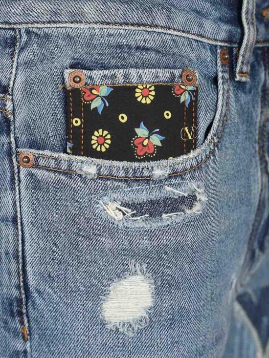 26SS 발렌티노 가라바니 플레어 팬츠 8B3DD21X9YB558 Blue - VALENTINO GARAVANI