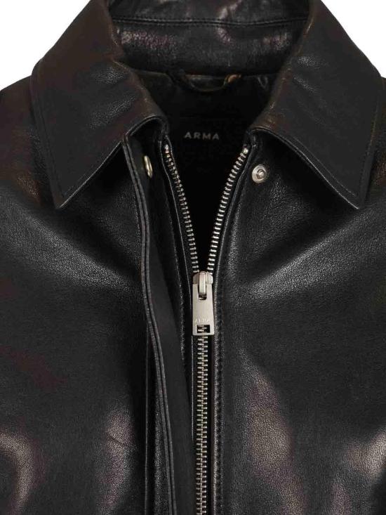 26SS 아르마 가죽 자켓 010L26104602BLACK Black - ARMA