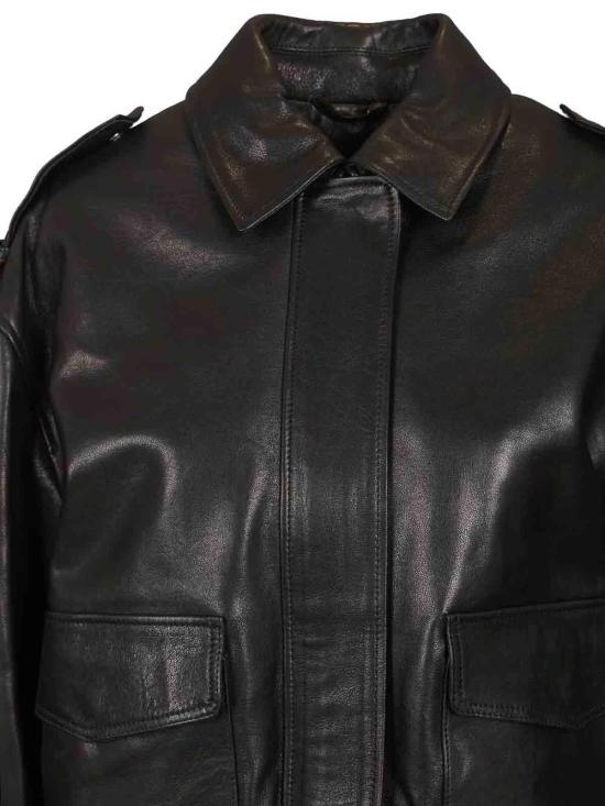 26SS 아르마 가죽 자켓 010L26104602BLACK Black - ARMA