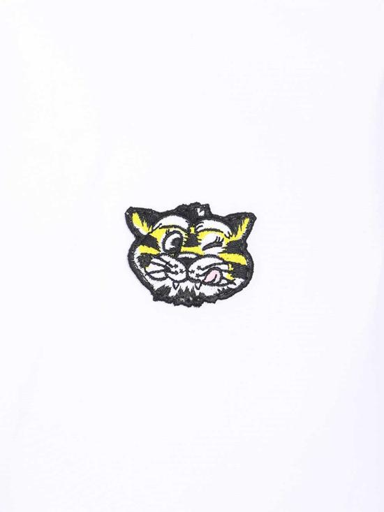 26SS 겐조 와일드 타이거 쇼트 슬리브 셔츠 FG55CH1099LI01 White - KENZO