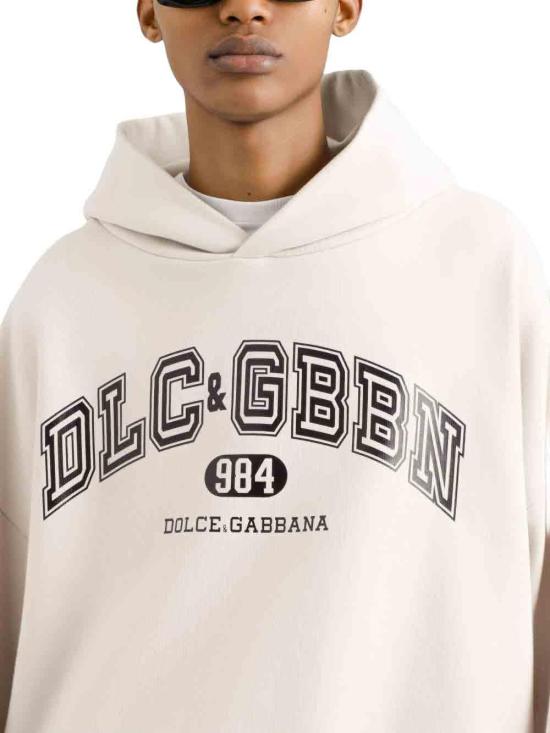 25FW 돌체앤가바나 후드 티셔츠 G9BJGTG7PLOM2037 WHITE - DOLCE & GABBANA