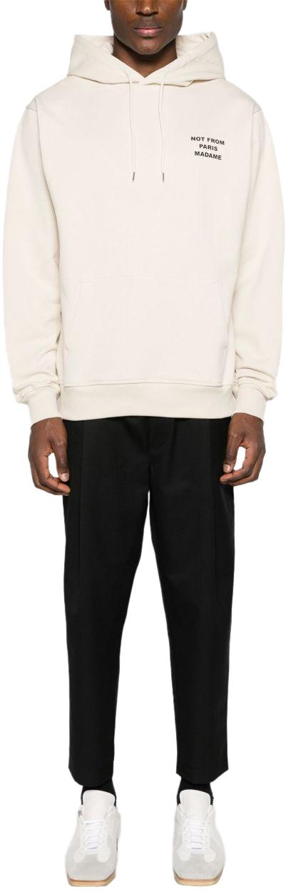 26SS 드롤드무슈 후드 티셔츠 PERMHO162CO127MT WHITE - DROLE DE MONSIEUR