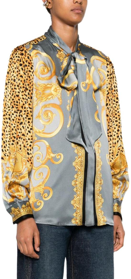 25FW 베르사체 블라우스 10216371A162625E700 LICHTGREY - VERSACE