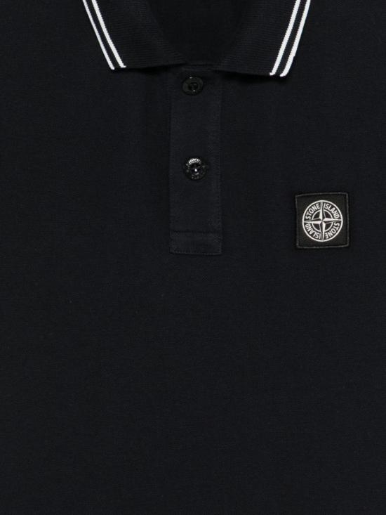 26SS [키즈] 스톤 아일랜드 티셔츠 L1S162200001S0018V0020 BLACK - STONE ISLAND