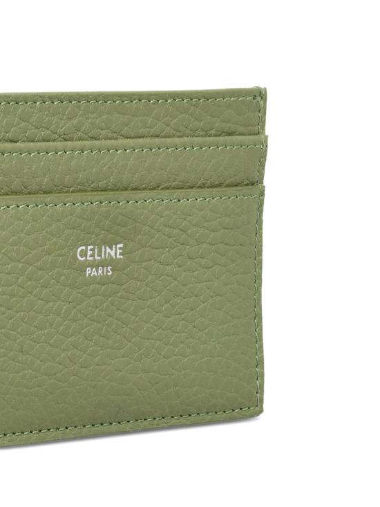 26SS 셀린느 그레인드 카프스킨 카드 홀더 10N763GTH GJK0 Kaki - CELINE