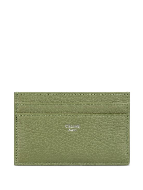 26SS 셀린느 그레인드 카프스킨 카드 홀더 10N763GTH GJK0 Kaki