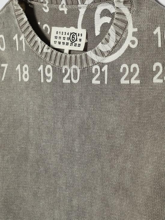 26SS [키즈] MM6 메종마르지엘라 풀오버 M61027MM07W M6907 Grey - MM6 MAISON MARGIELA