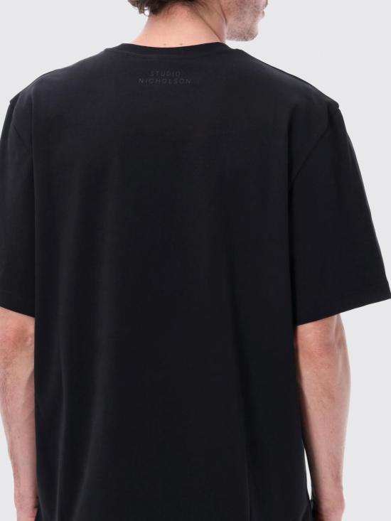 26SS 스튜디오 니콜슨 반팔 티셔츠 SNM1066 Black - STUDIO NICHOLSON