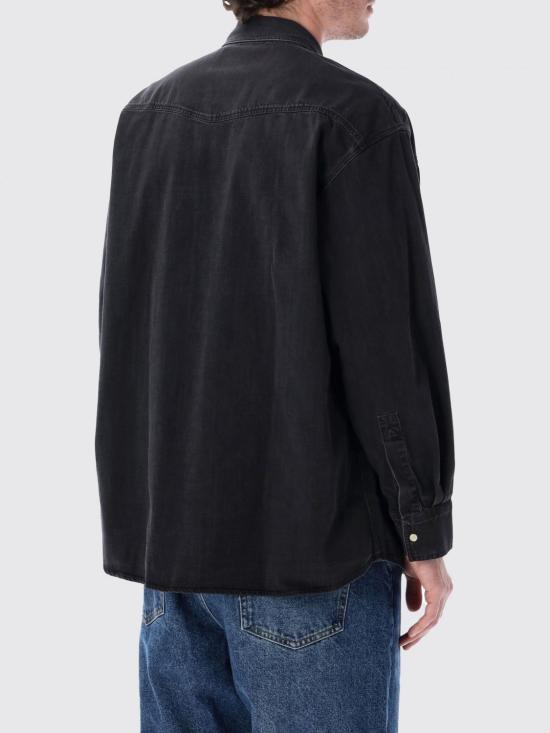 26SS 스튜디오 니콜슨 긴팔 셔츠 SNM1467 WB Black - STUDIO NICHOLSON