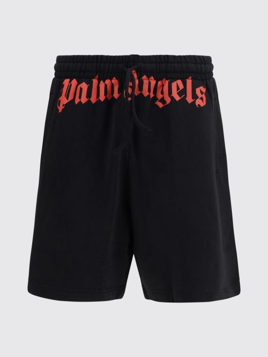 26SS 팜앤젤스 숏팬츠 PMCI019S26FLE001 1025 Black - PALM ANGELS