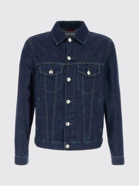 26SS 브루넬로 쿠치넬리 데님 자켓 ME6456909 C1468 Blue - BRUNELLO CUCINELLI