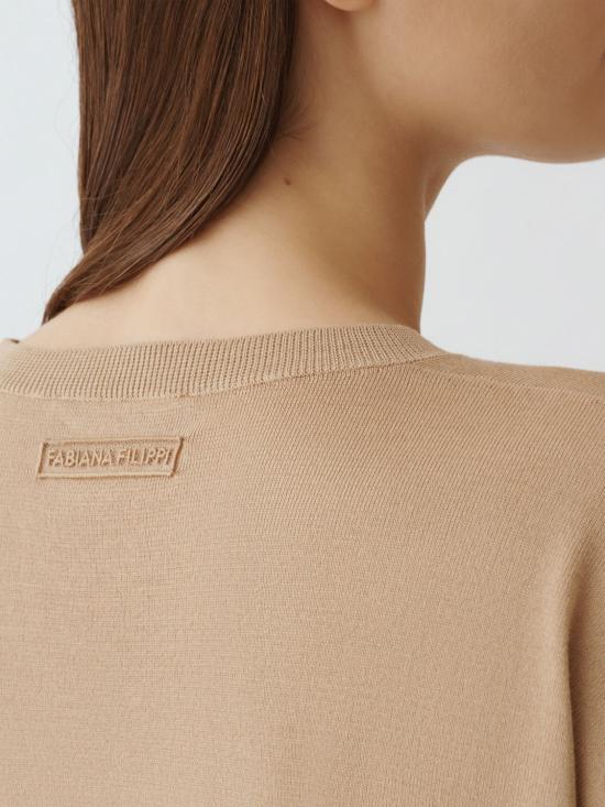 26SS 파비아나 필리피 스웨터 MAD276F475N821 0157 Beige - FABIANA FILIPPI