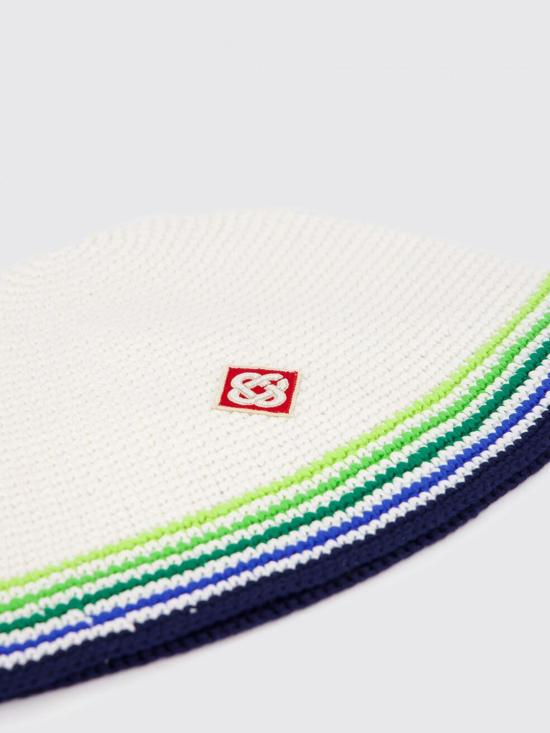 26SS 카사블랑카 모자 ASP26HAT114 01 White - CASABLANCA