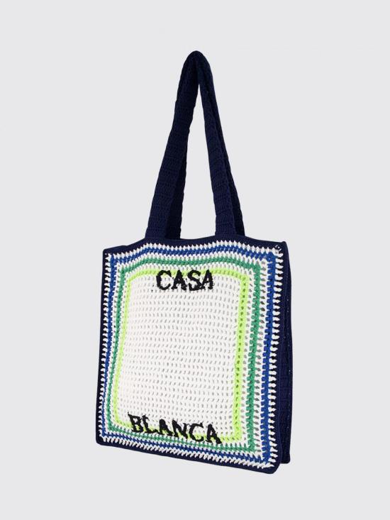 26SS 카사블랑카 숄더백 ASP26BAG187 01 White - CASABLANCA