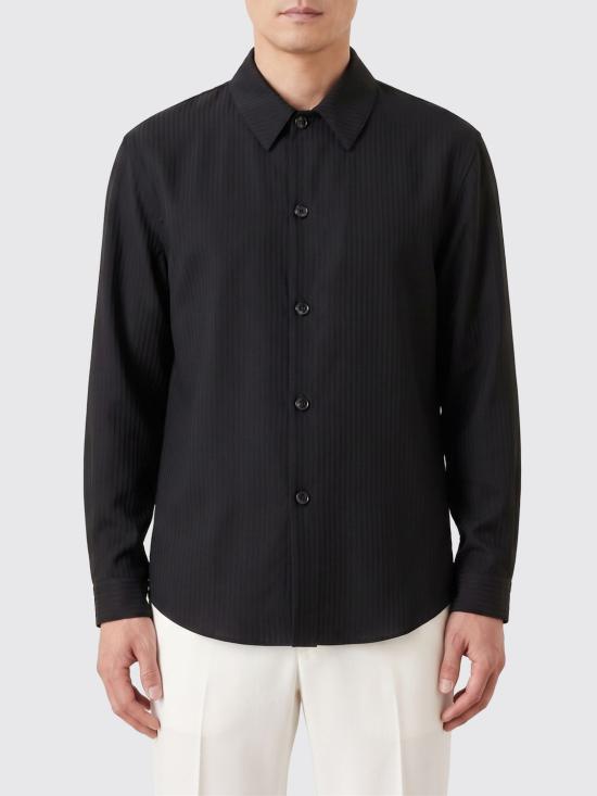 26SS 조르지오 아르마니 긴팔 셔츠 GM003421TE20683 UC001 Black