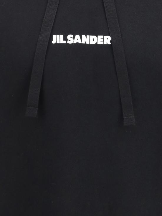 26SS 질샌더 후드 티셔츠 J22GU0149J20128 001 Black - JIL SANDER