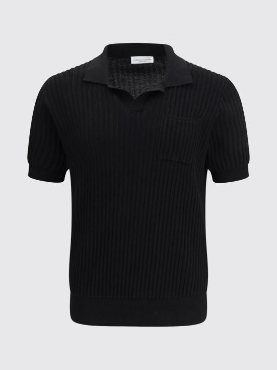 26SS 로베르토 콜리나 폴로 티셔츠 261MYA13124 09 Black - ROBERTO COLLINA