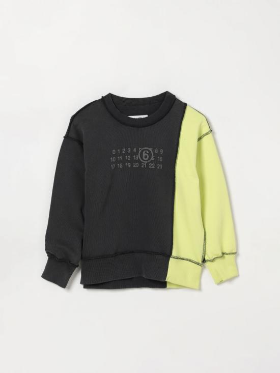 26SS [키즈] MM6 메종마르지엘라 풀오버 M61008MM07M M6C47 Black