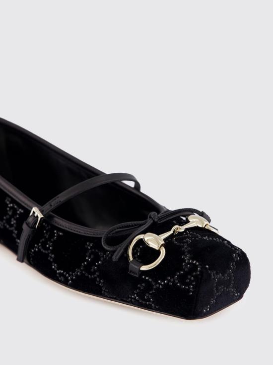 26SS 구찌 플랫 슈즈 853100FAFFC 1046 Black - GUCCI