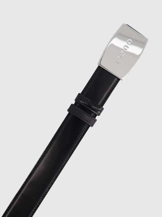 26SS 구찌 가죽 벨트 854766AAFWI 1000 Black - GUCCI
