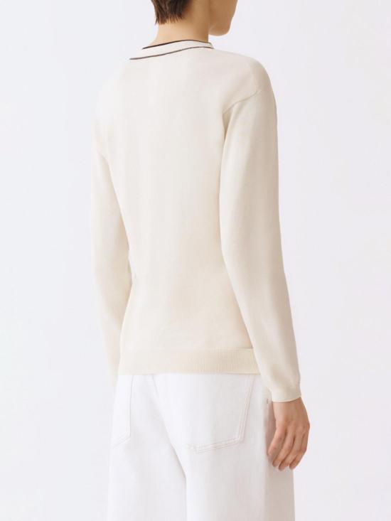 26SS 파비아나 필리피 스웨터 MAD276F060M181 VR2 White - FABIANA FILIPPI