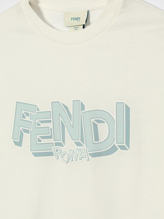 26SS [키즈] 펜디 탑 JMI5047AJ F1UVS White - FENDI