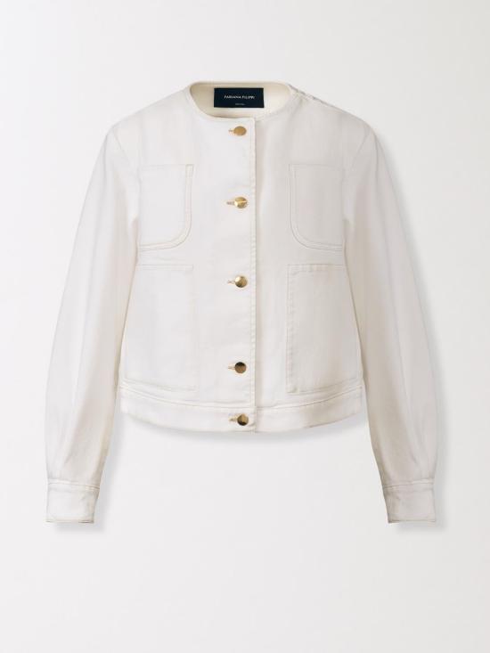 26SS 파비아나 필리피 자켓 GCD276F658M137 VR1 White - FABIANA FILIPPI