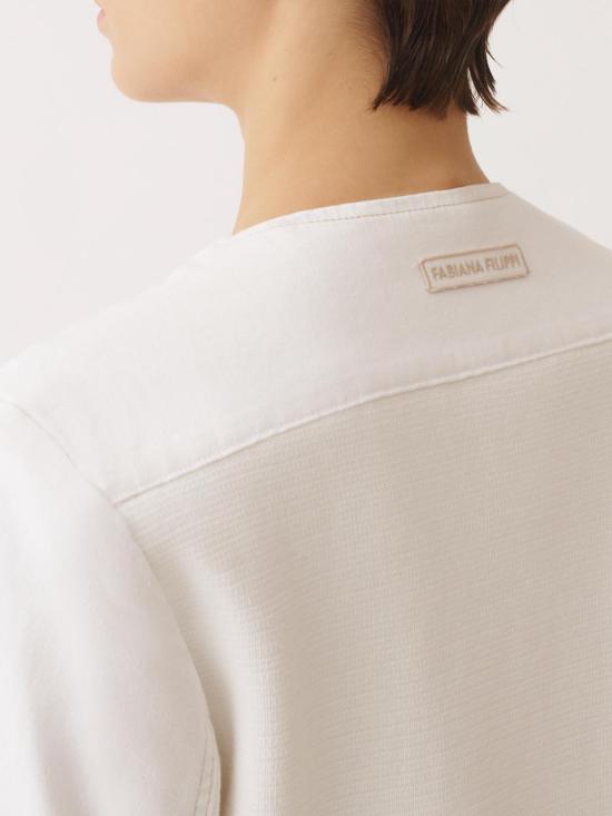 26SS 파비아나 필리피 자켓 GCD276F658M137 VR1 White - FABIANA FILIPPI